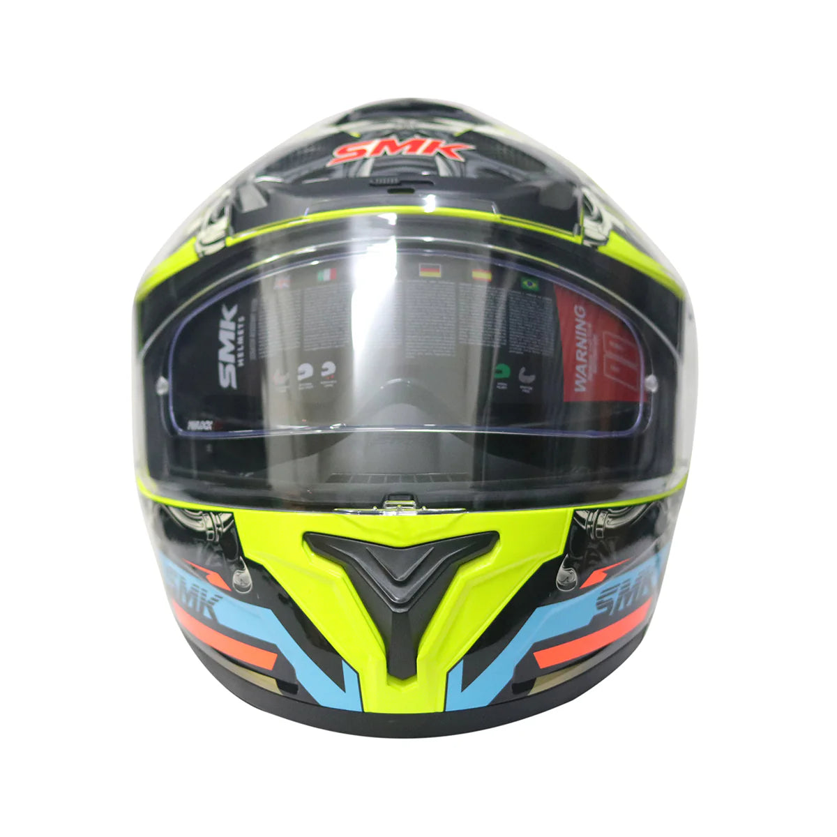 SMK Typhoon Motorhead Full Face Helmet – ECE 22.06, ISI & DOT Certified (MA476)