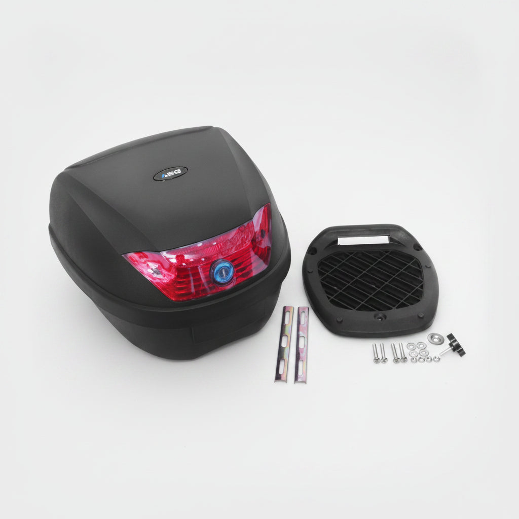ASG SG-28 28L Motorcycle Top Box | Full-Face Helmet Storage