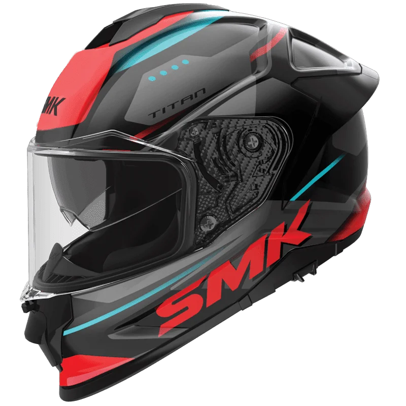 SMK Titan Sporter Full Face Helmet | ECE 22.06, DOT & ISI Certified GRPS (MA235)