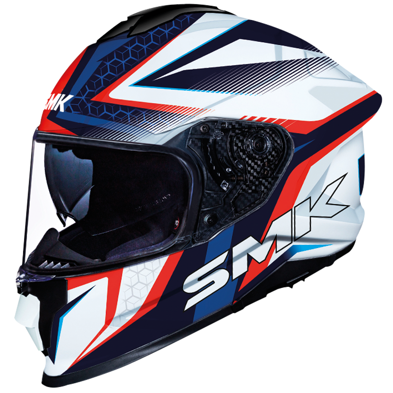 SMK Titan Slick Full Face Helmet | ECE 22.06, DOT & ISI Certified GRPS (GL153)