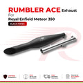 RRP Rumbler Ace Exhaust for Royal Enfield Classic 350, Meteor 350, Hunter 350 & Bullet 350 | Polish & Black Matte
