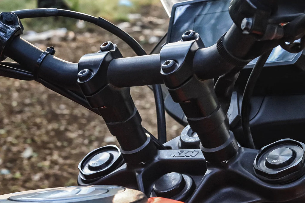 KTM Adventure 390 (Old) Handlebar Risers with Longer Clutch Cable - 2 Inch