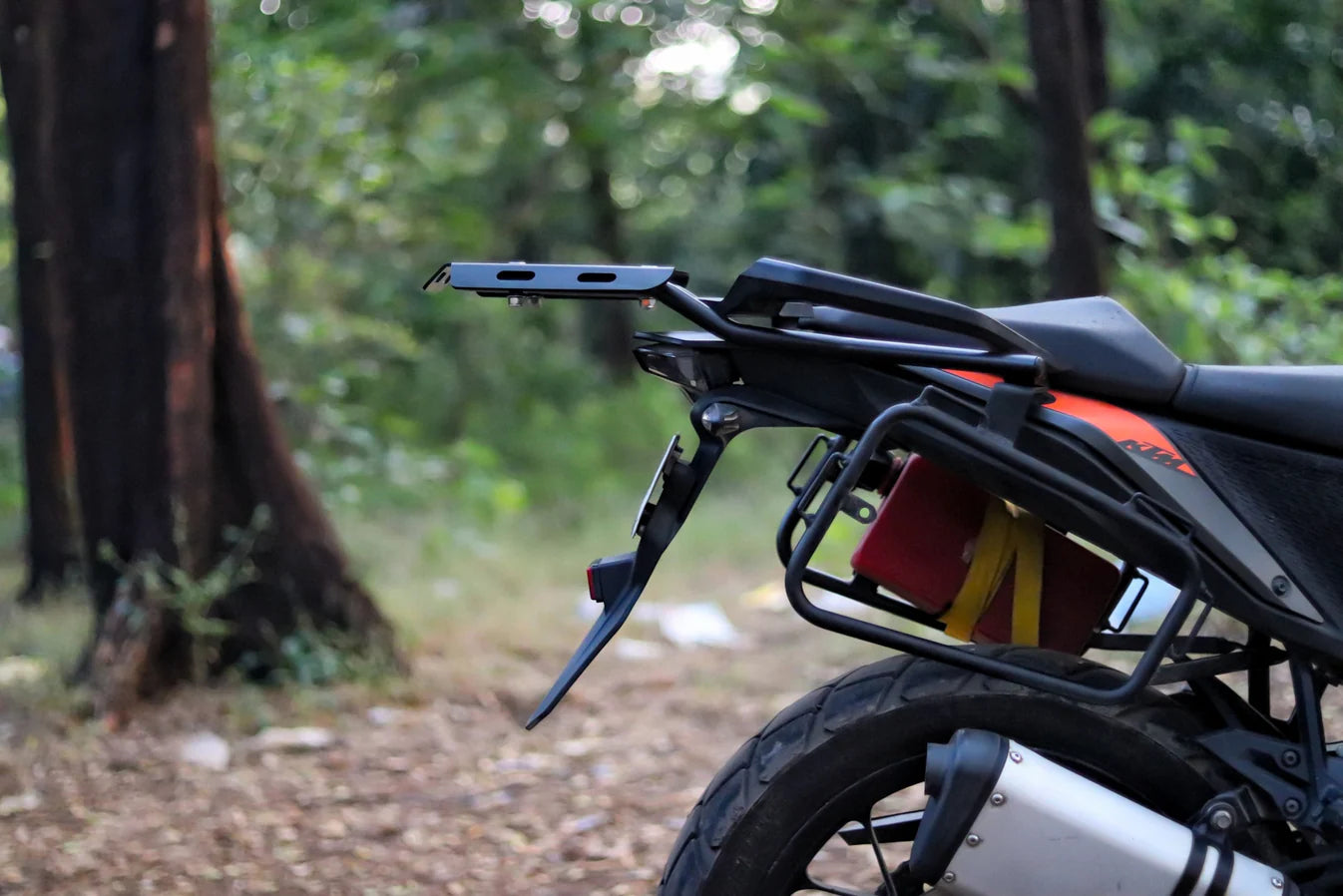 KTM Adventure 390 (Old) Tail Rack with Aluminium Plate