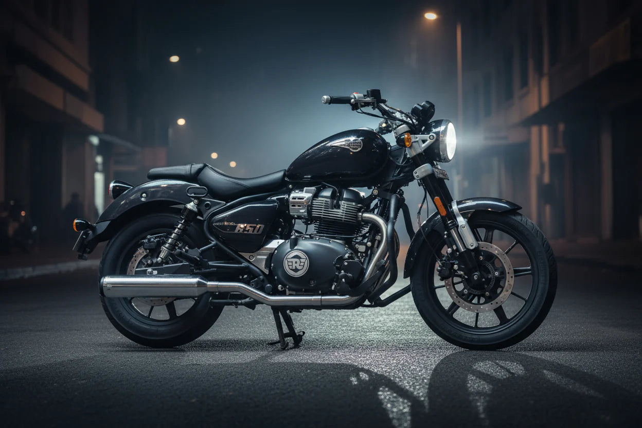 Royal Enfield Super Meteor 650 2x2 Full System Exhaust (2 O2 Sensors)