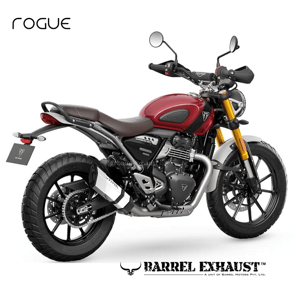 Barrel Rogue 2.0 Slip-On Exhaust for Triumph Speed 400 & Scrambler 400 X