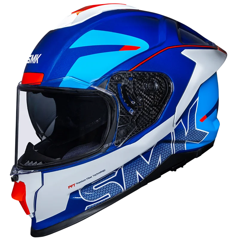 SMK Titan Firefly Full Face Helmet | ECE 22.06, DOT & ISI Certified GRPS (GL513)