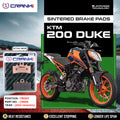 Sintered Brake Pads For KTM 200 Duke (2012 Onwards) - Front - CB606 - 1 Set - CRANK1