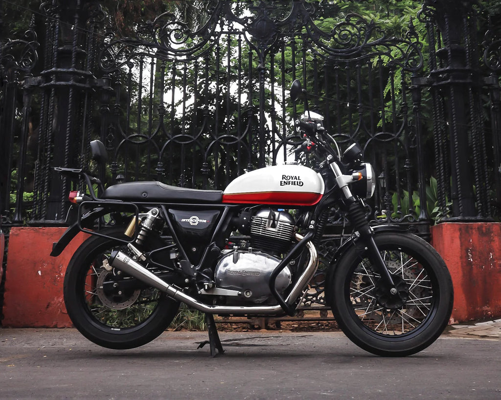 Royal Enfield Interceptor / Continental GT 650 Crash Guards (Fits 2x2 & 2x1) - Black