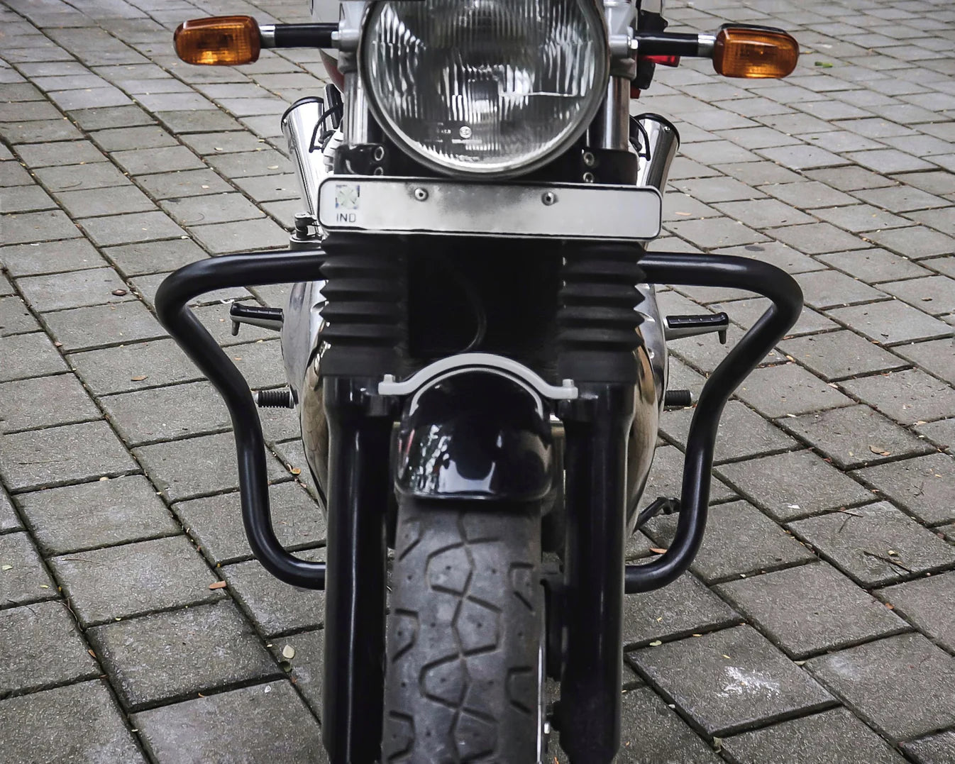 Royal Enfield Interceptor / Continental GT 650 Crash Guards (Fits 2x2 & 2x1) - Black