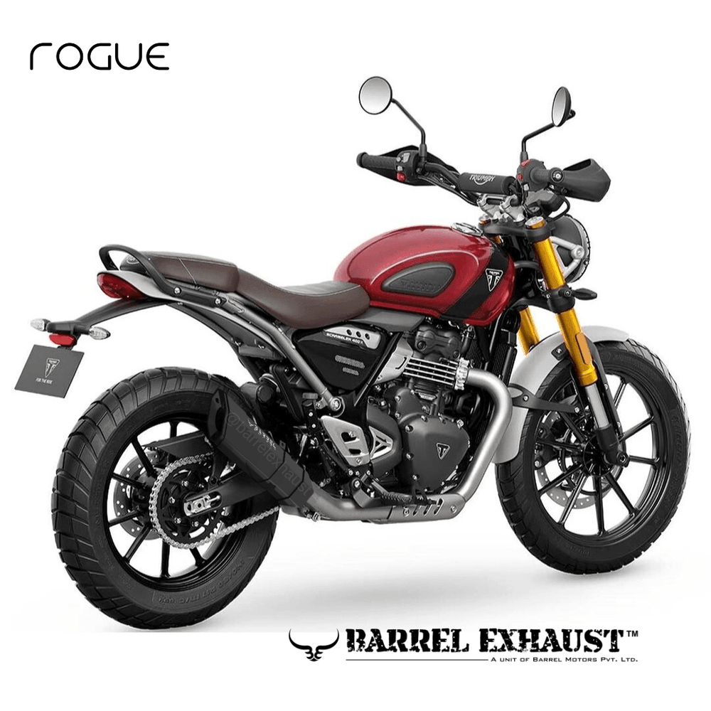Barrel Rogue 2.0 Slip-On Exhaust for Triumph Speed 400 & Scrambler 400 X