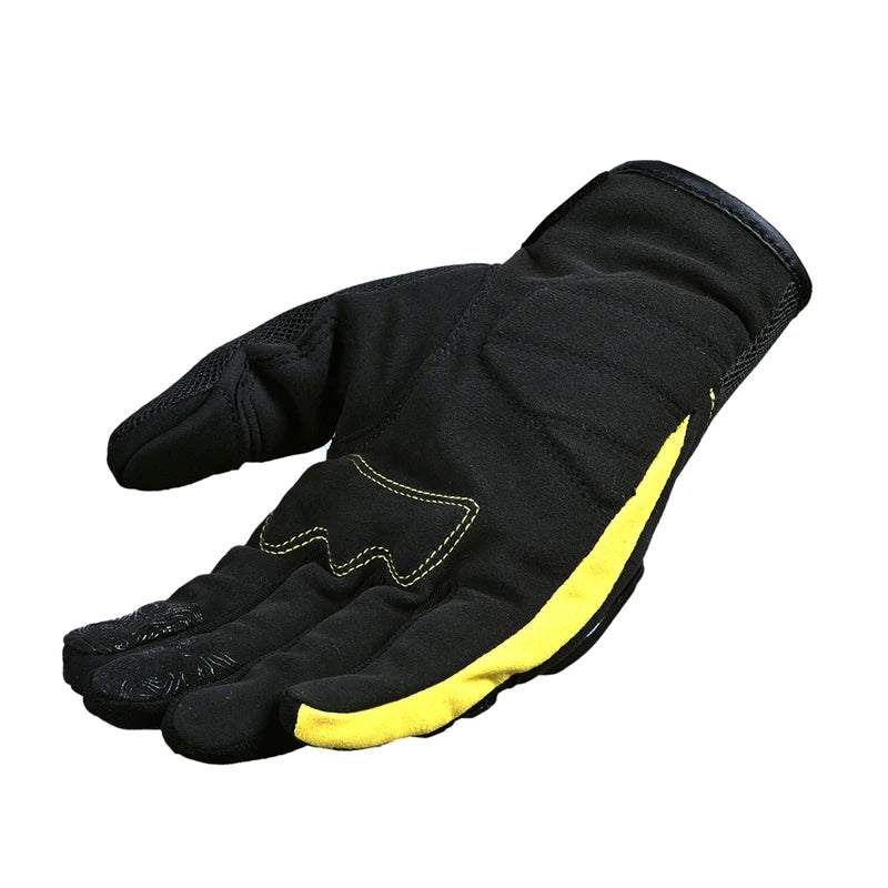 Reise Strada Yellow Motorcycle Riding Gloves