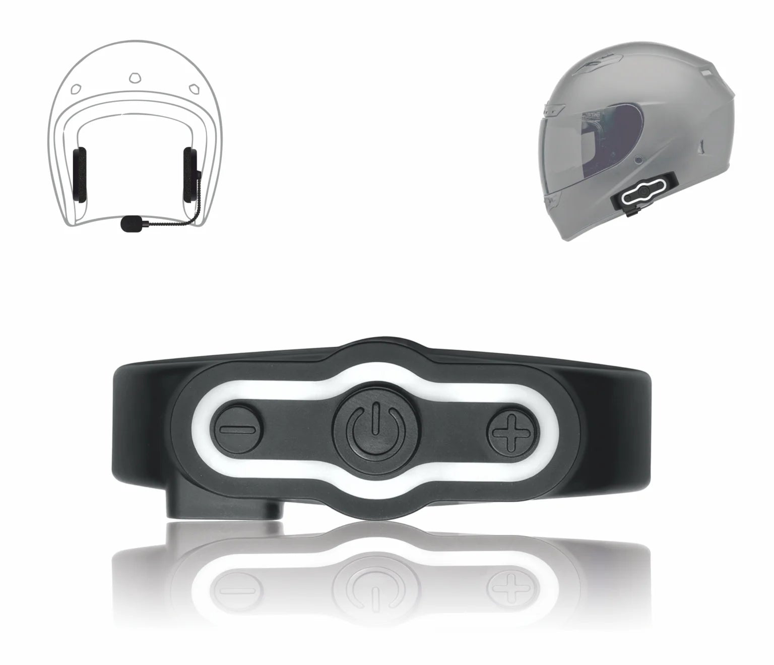 ASG SG-02 Bluetooth Helmet Headset - TTT Moto