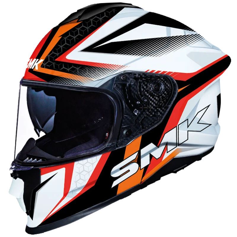 SMK Titan Slick Full Face Helmet | ECE 22.06, DOT & ISI Certified GRPS (GL123)