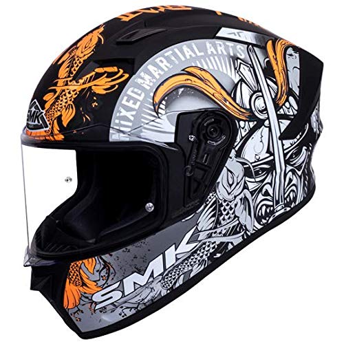 SMK Stellar Samurai Full Face Helmet | ECE 22.06 Certified | (GL276)