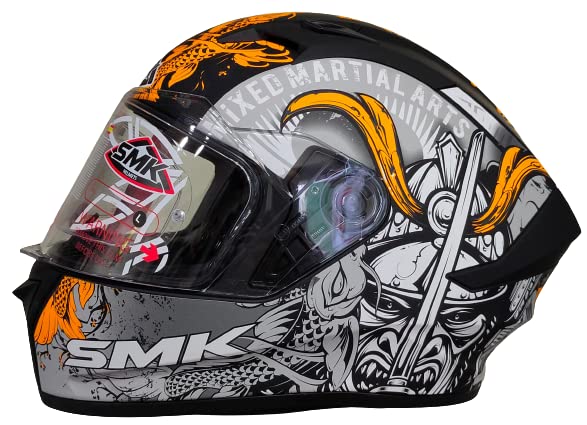 SMK Stellar Samurai Full Face Helmet | ECE 22.06 Certified | (MA276)
