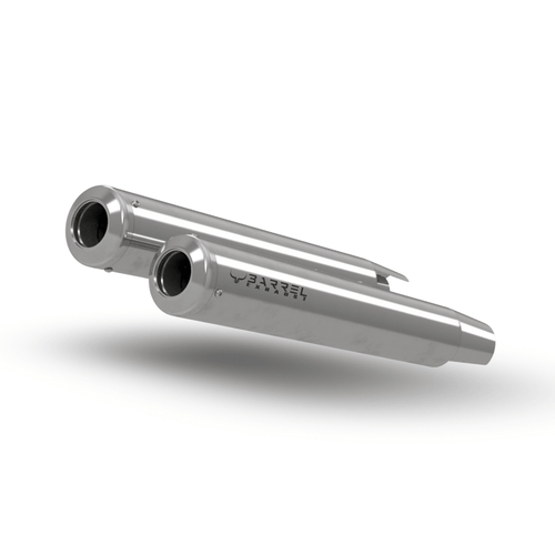Barrel BE-10 Bass Master Exhaust for Royal Enfield Interceptor 650 & Continental GT 650 | SS304 Slip-On