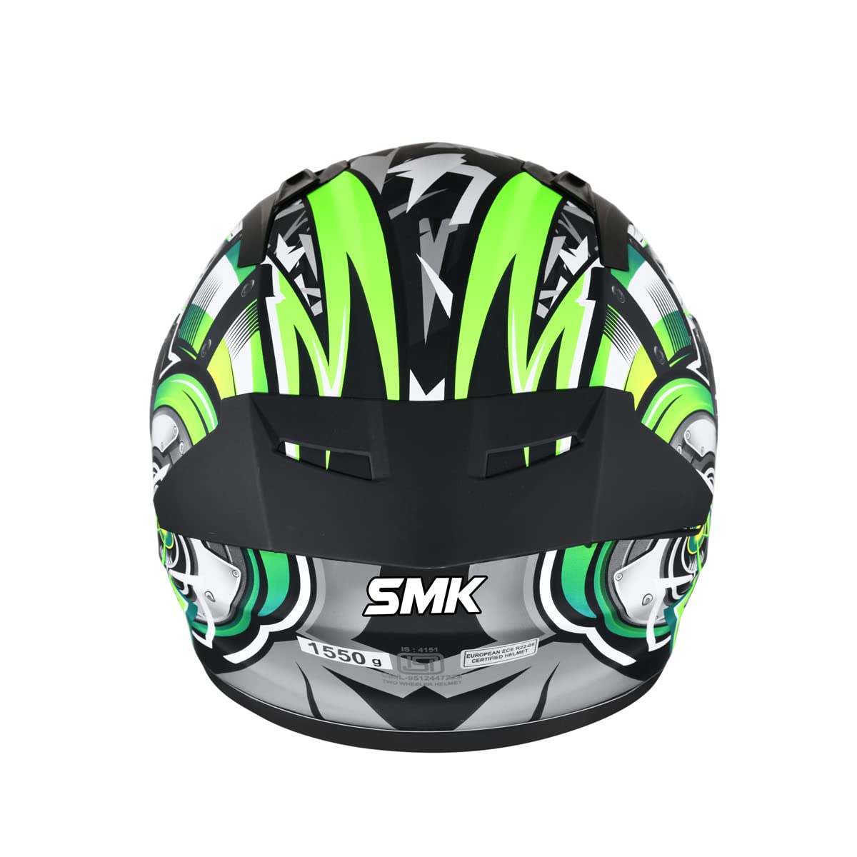 SMK Stellar Sports Stage Full Face Helmet | ECE 22.06 Certified GRPS (MA286)