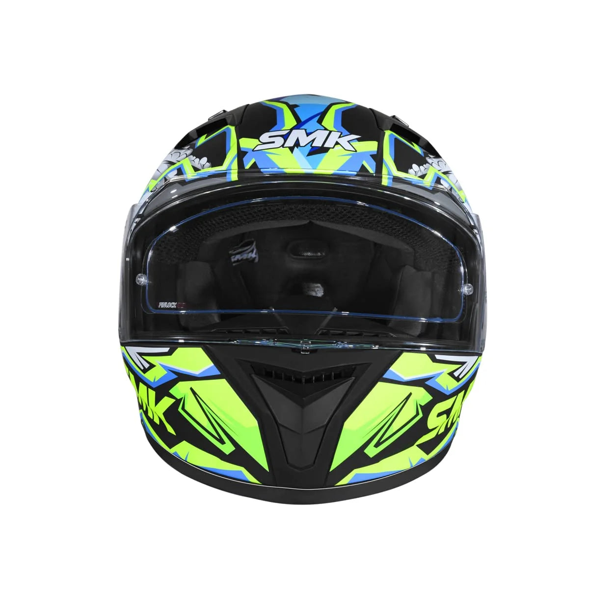 SMK Stellar Turbo MA249 Full Face Helmet | ECE 22.06 Certified |  GRPS (MA249)