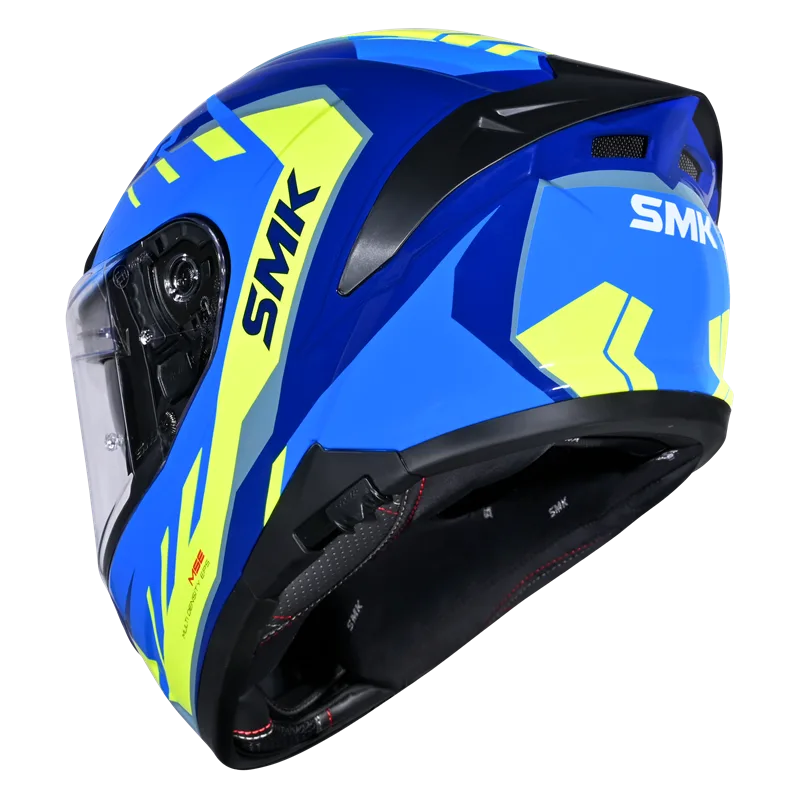 SMK Typhoon Aerot Full Face Helmet – ECE 22.06, ISI & DOT Certified Graphic (GL545)