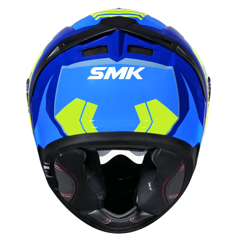 SMK Typhoon Aerot Full Face Helmet – ECE 22.06, ISI & DOT Certified Graphic (GL545)