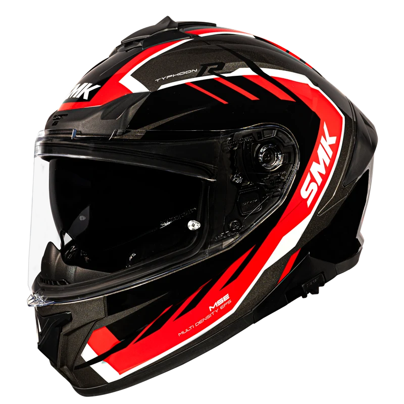 SMK Typhoon Aerot Full Face Helmet – ECE 22.06, ISI & DOT Certified Graphic (MA632)