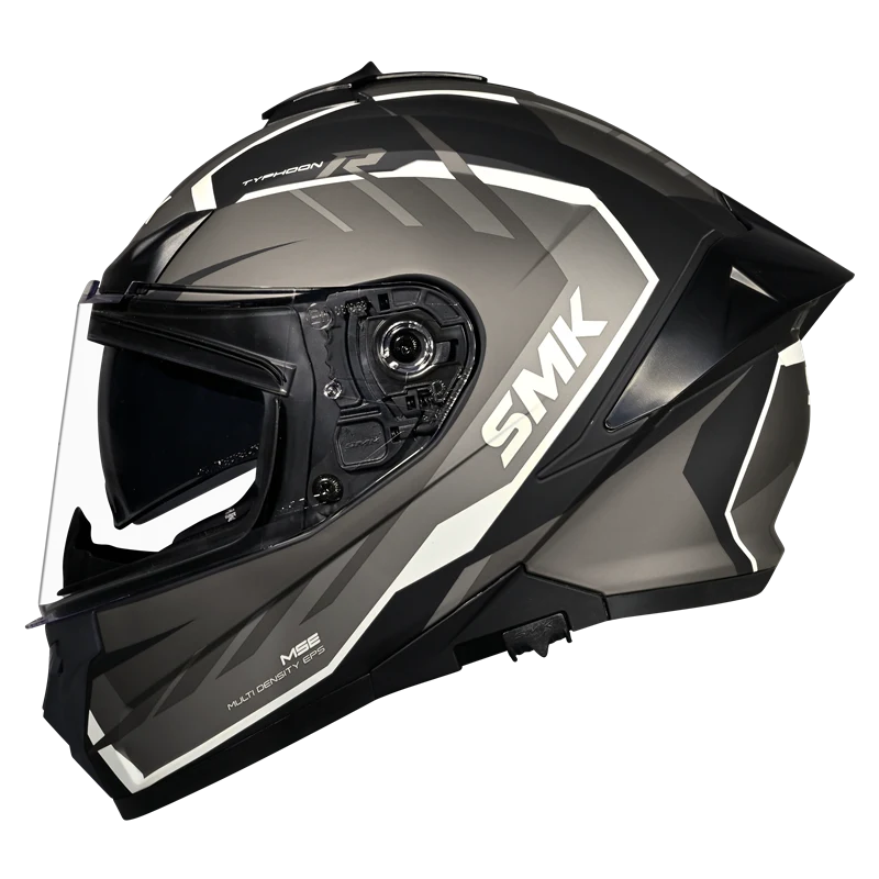 SMK Typhoon Aerot Full Face Helmet – ECE 22.06, ISI & DOT Certified Graphic (MA266)