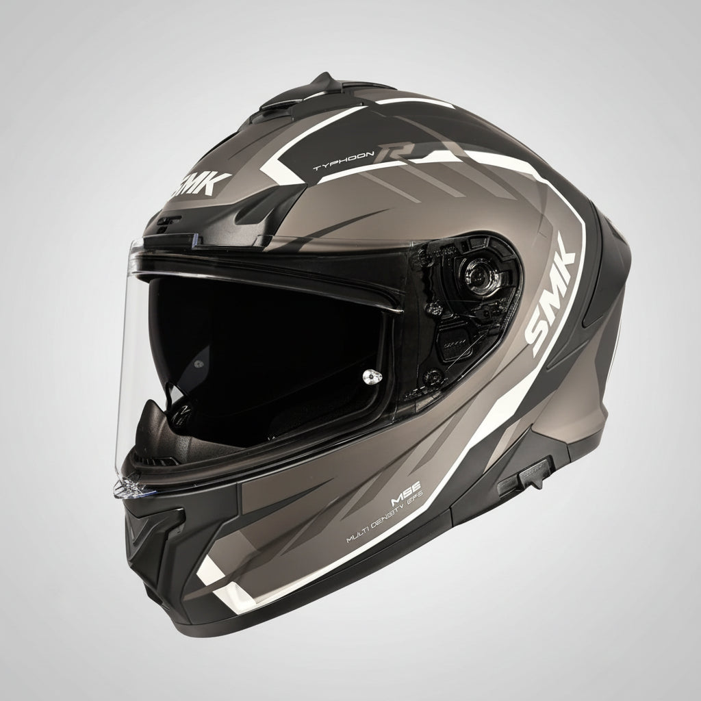 SMK Typhoon Aerot Full Face Helmet – ECE 22.06, ISI & DOT Certified Graphic (MA266)