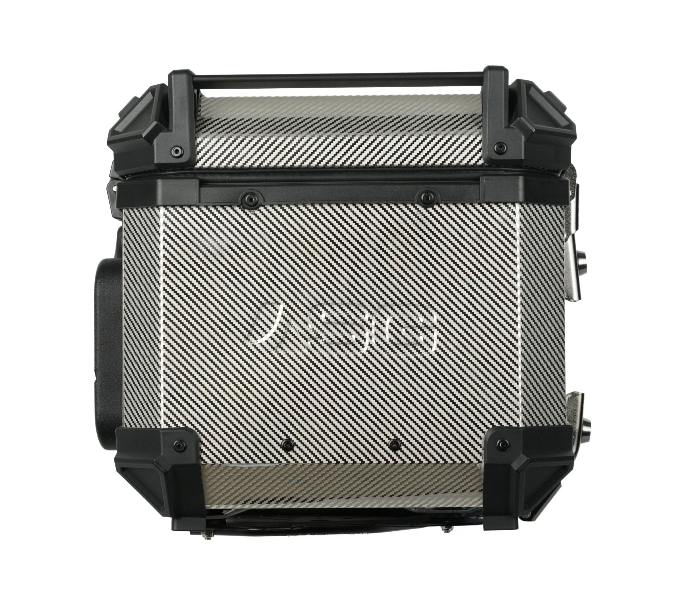 ASG AG45 45L Aluminium Top Box – Carbon Fibre Chrome