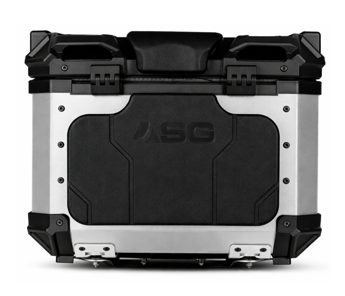 ASG AG45 45L Aluminium Motorcycle Top Box – Silver