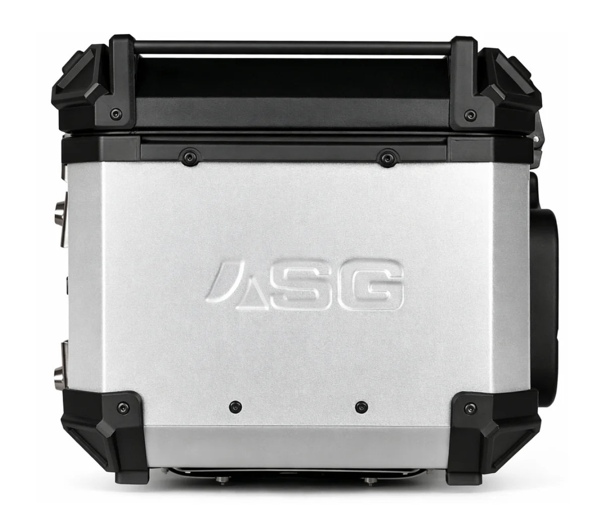 ASG AG45 45L Aluminium Motorcycle Top Box – Silver