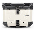 ASG AG45 45L Aluminium Motorcycle Top Box – White
