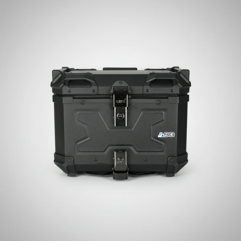 ASG AG45 45L Aluminium Top Box – Carbon Fibre Black