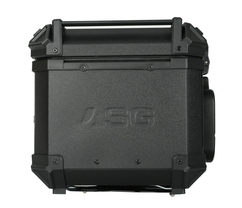 ASG AG45 45L Aluminium Top Box – Carbon Fibre Black