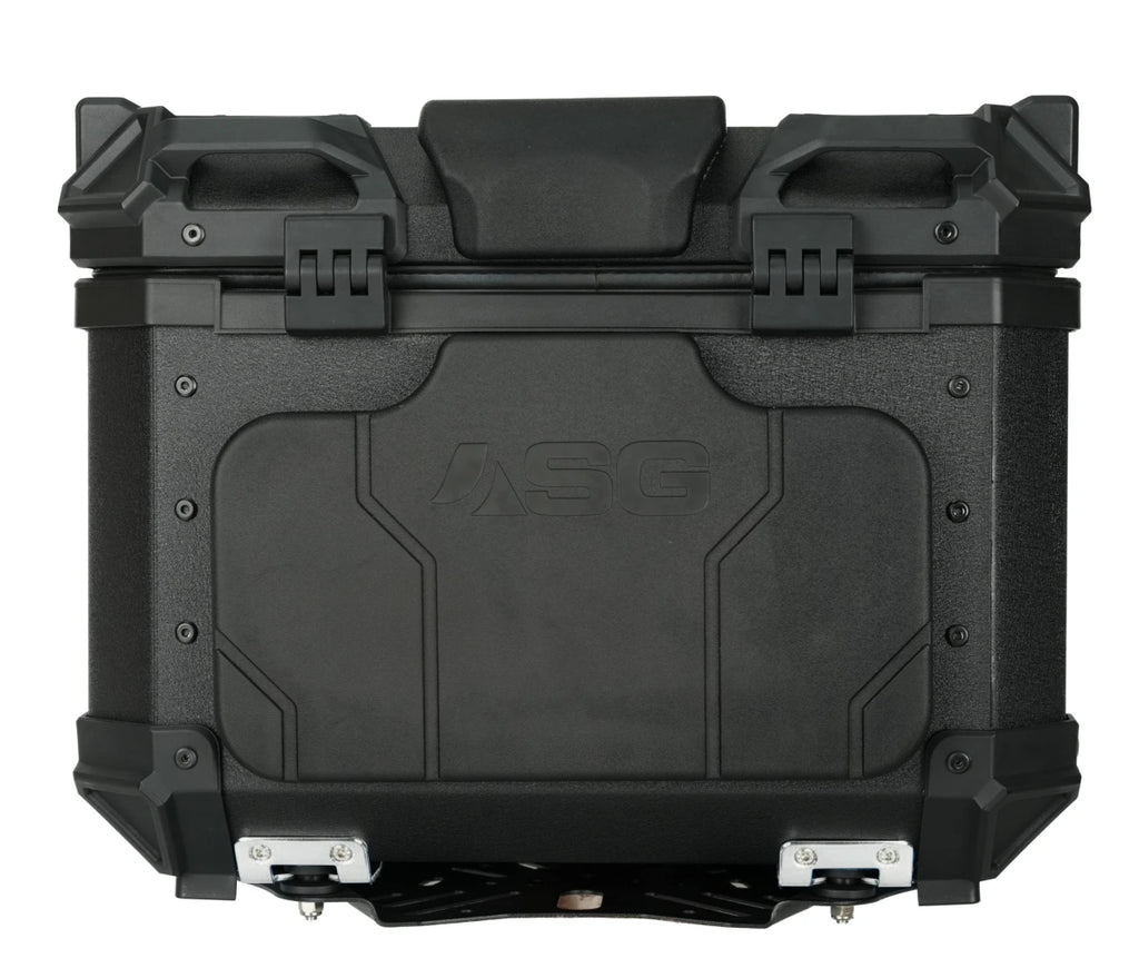 ASG AG45 45L Aluminium Top Box – Carbon Fibre Black