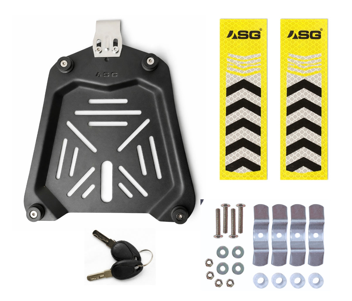 ASG AG45 45L Aluminium Top Box – Carbon Fibre Black