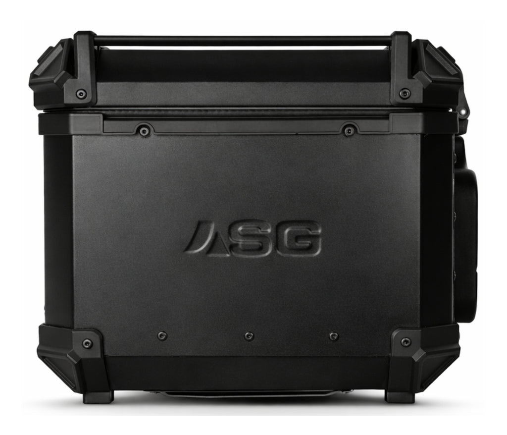 ASG AG55 55L Aluminium Motorcycle Top Box – Black
