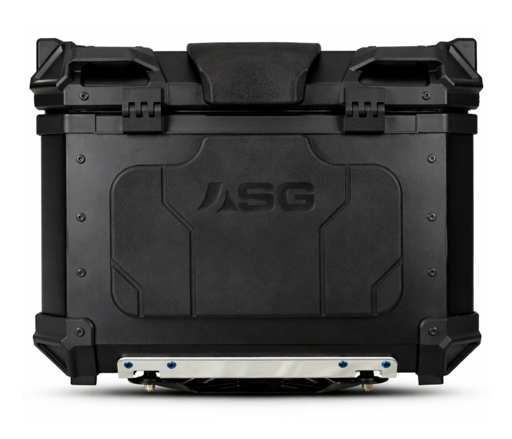 ASG AG55 55L Aluminium Motorcycle Top Box – Black