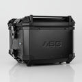 ASG AG55 55L Aluminium Motorcycle Top Box – Black