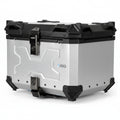 ASG AG55 55L Aluminium Motorcycle Top Box – Silver