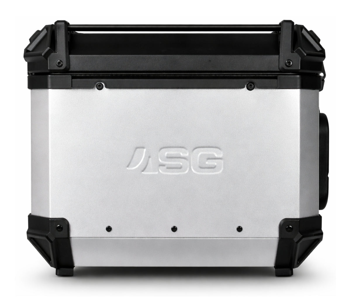 ASG AG55 55L Aluminium Motorcycle Top Box – Silver
