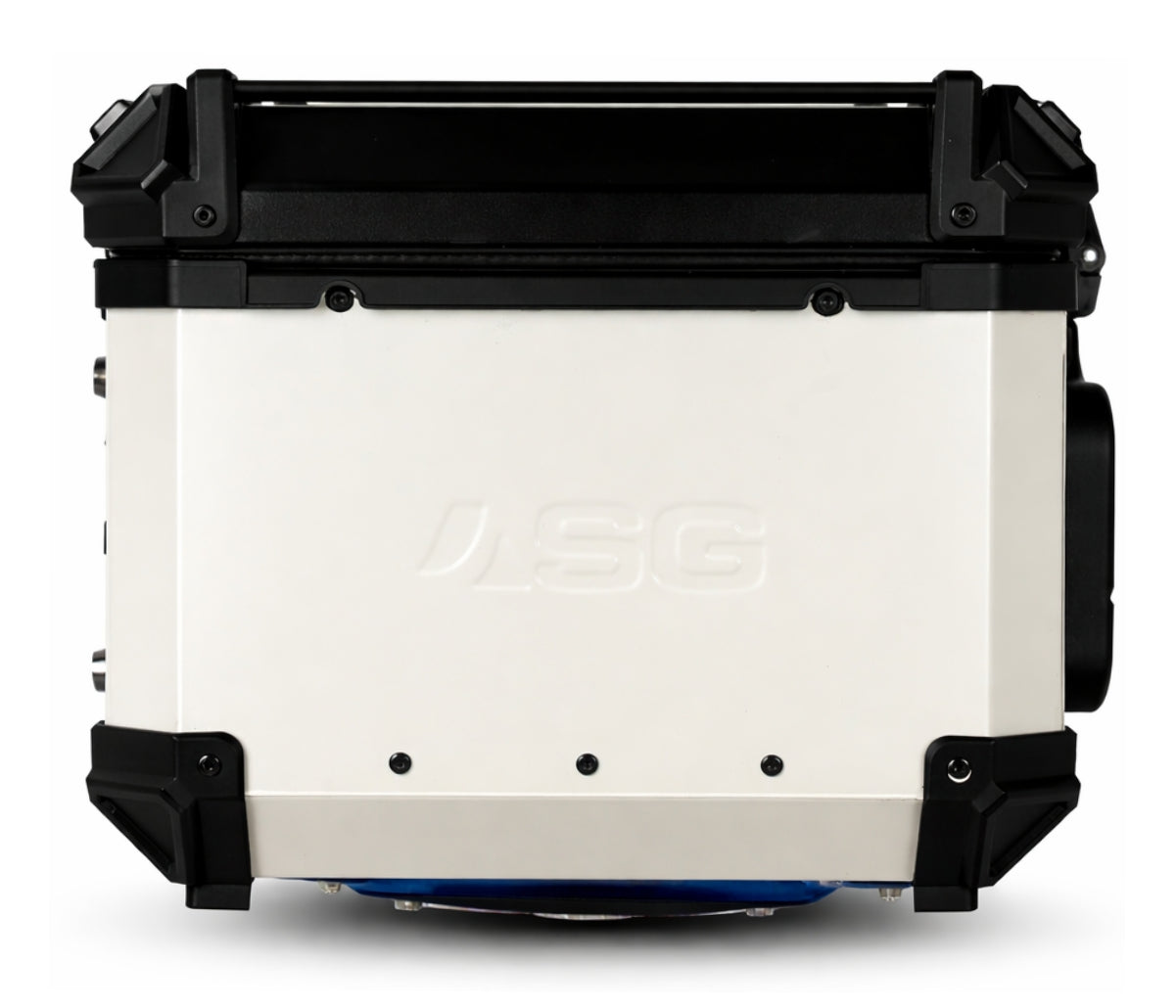 ASG AG55 55L Aluminium Motorcycle Top Box – White