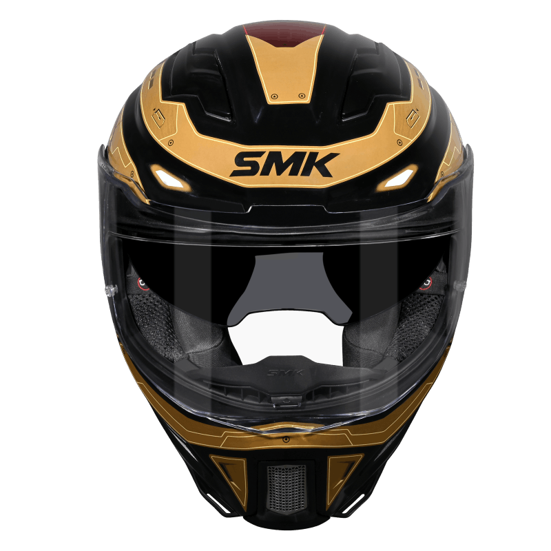 SMK Agnar Cyborg Full Face Helmet | ECE 22.06 Certified Motorcycle Helmet | GRPS (GL237)