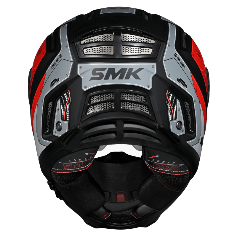 SMK Agnar Cyborg Full Face Helmet | ECE 22.06 Certified Motorcycle Helmet | GRPS (MA263)
