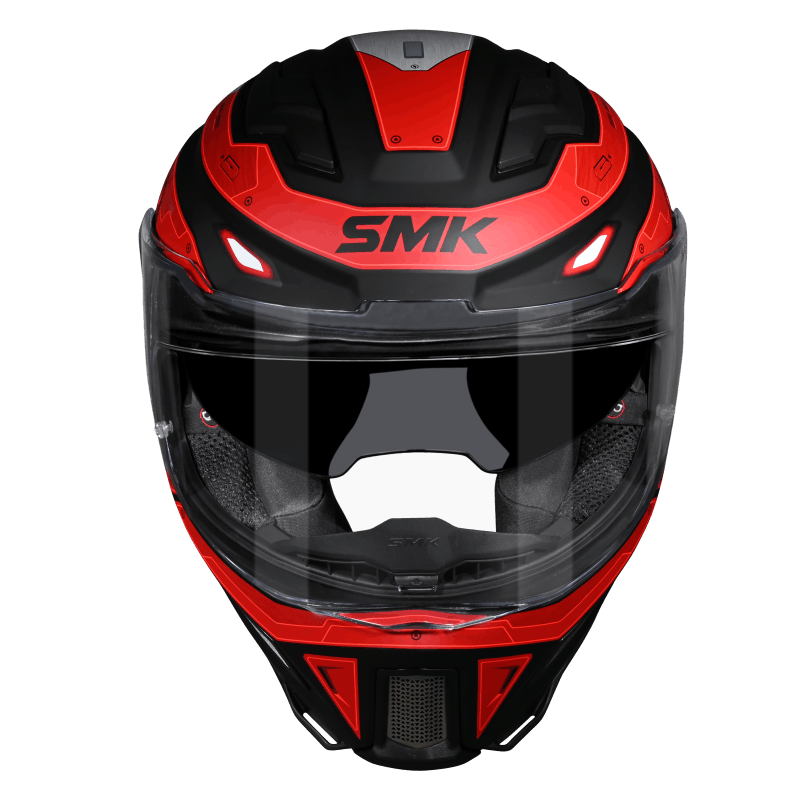 SMK Agnar Cyborg Full Face Helmet | ECE 22.06 Certified Motorcycle Helmet | GRPS (MA263)