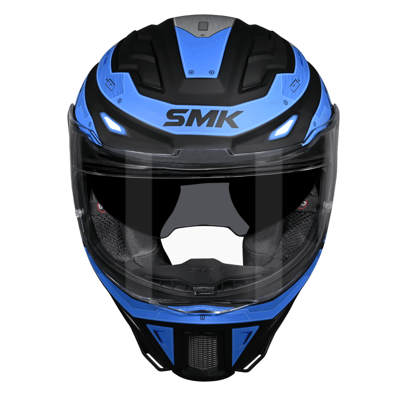 SMK Agnar Cyborg Full Face Helmet | ECE 22.06 Certified Motorcycle Helmet |GRPS (MA265)