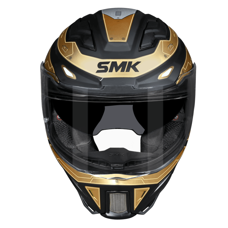 SMK Agnar Cyborg Full Face Helmet | ECE 22.06 Certified Motorcycle Helmet | GRPS (MA267)