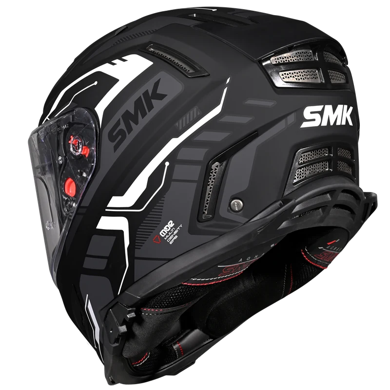 SMK Agnar Tektron Full Face Helmet | ECE 22.06 Certified | GRPS (MA261)