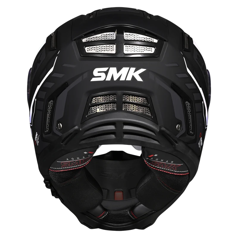 SMK Agnar Tektron Full Face Helmet | ECE 22.06 Certified | GRPS (MA261)