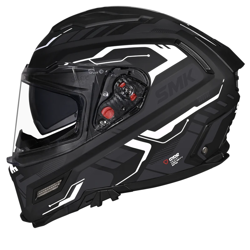 SMK Agnar Tektron Full Face Helmet | ECE 22.06 Certified | GRPS (MA261)