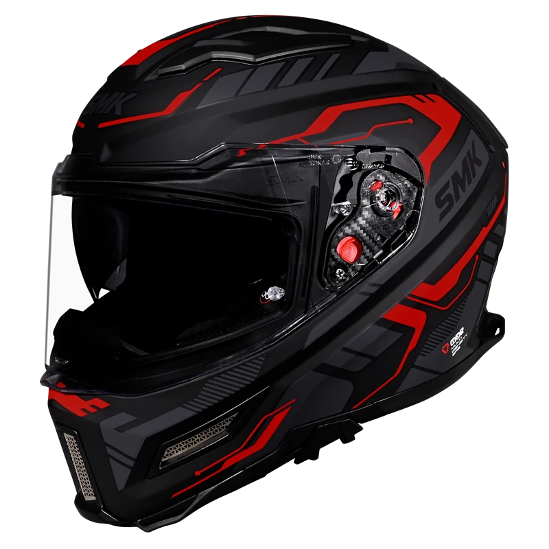 SMK Agnar Tektron Full Face Helmet | ECE 22.06 Certified | GRPS (MA263)